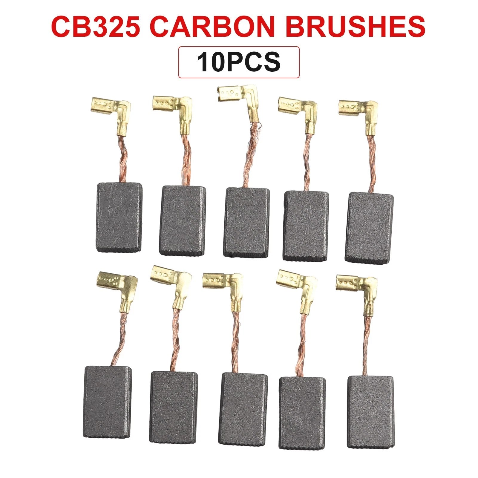 10 PCS Carbon Brush for CB 325 (194074-2, CB 325, CB-325)