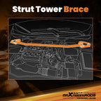 Front Upper Strut Bar Suspension Tower Brace for Mazda 3 (2010–2013)