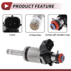 Fuel Injector No.PEAR-13-250 for Mazda 3 Sport (2016–2018) 1 Pc Black