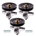 3 Pack Spindle Assembly for MTD 50" Deck (Fits 918-04125, 918-04125A, 918-04126A)