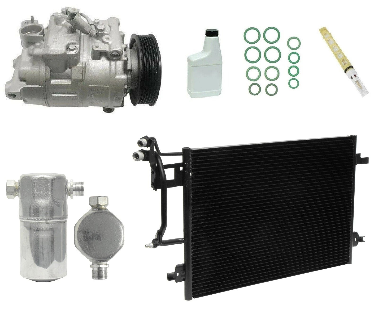 AC Compressor Kit Replacement with Condenser for Nissan Altima (2007–2012)