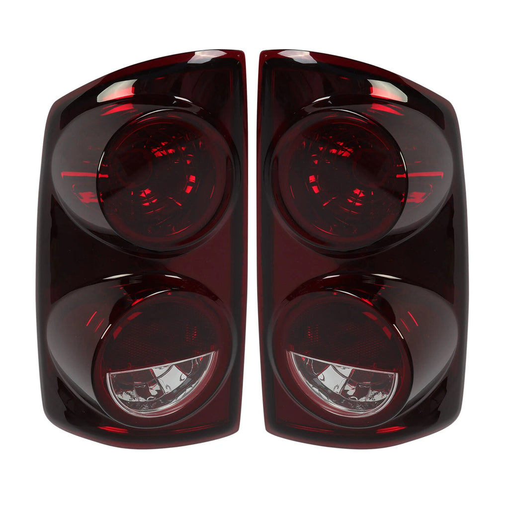 Pair Red Smoke Tail Lights for Dodge Ram 1500 2007–2008, Ram 2500/3500 2007–2009