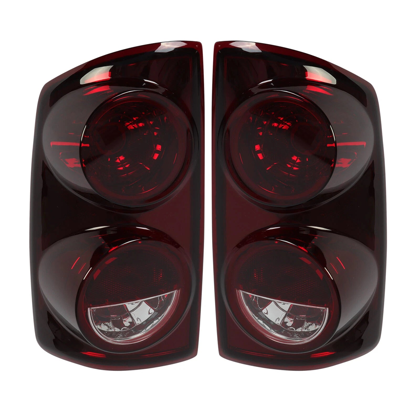 Pair Red Smoke Tail Lights for Dodge Ram 1500 2007–2008, Ram 2500/3500 2007–2009