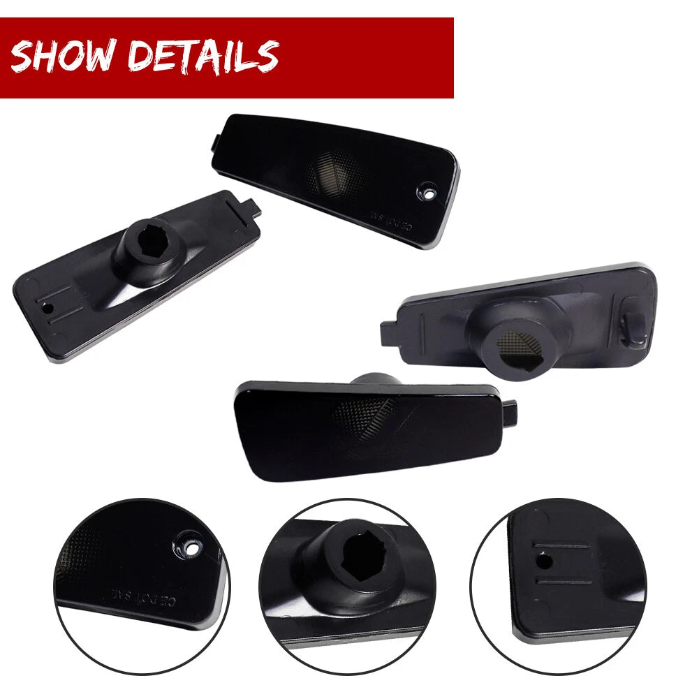 Set of 2 Smoke Side Marker Lights for Chevy HHR (2006–2011)