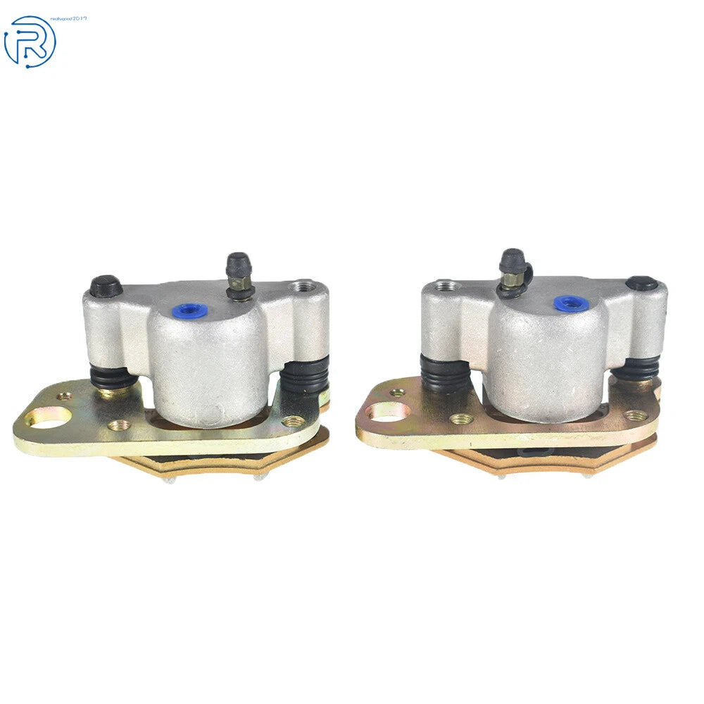 Set of 2 Front Brake Calipers w/Pads for Polaris Scrambler 400 500 (1998–2004)