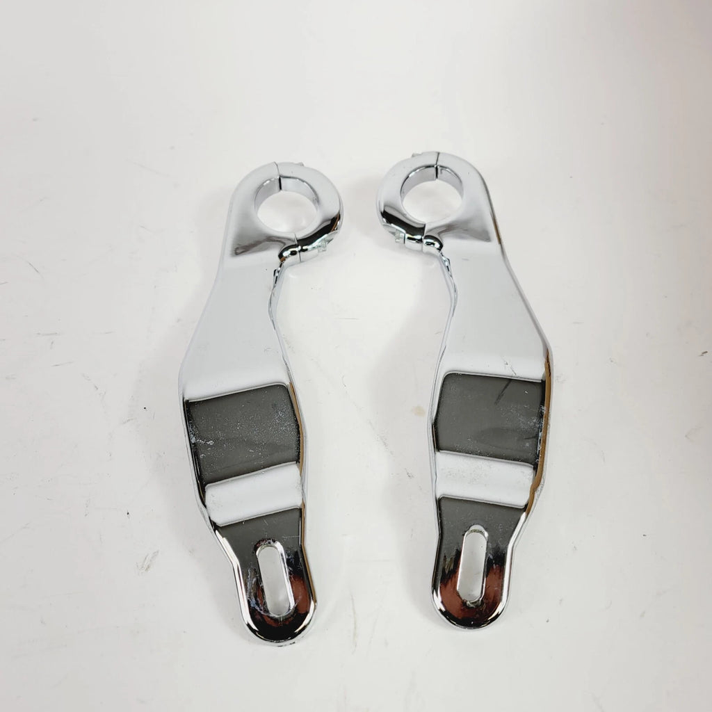 Set of 2 Fairing Support Brackets for Harley Davidson Touring Road Glide (2015–2023) Chrome