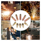 Set of 10 Oxygen Acetylene Welding Nozzles for H012 Torch Applications