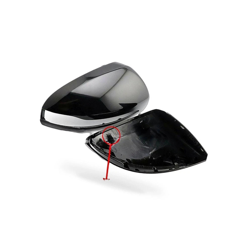 Rear View Mirror Cover for Mercedes C E S S Class W205 W213 W222 Gloss