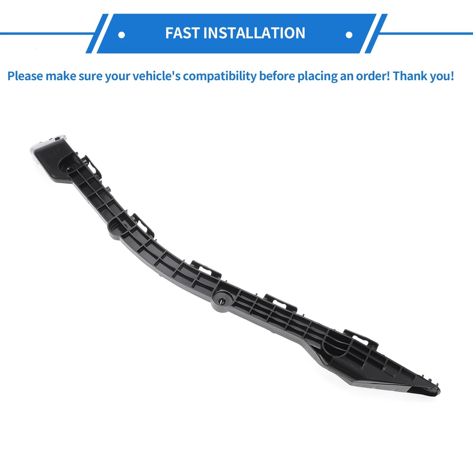 Right Rear Bumper Retainer Bracket No. 5257502110 for Toyota Corolla (2014–2019)