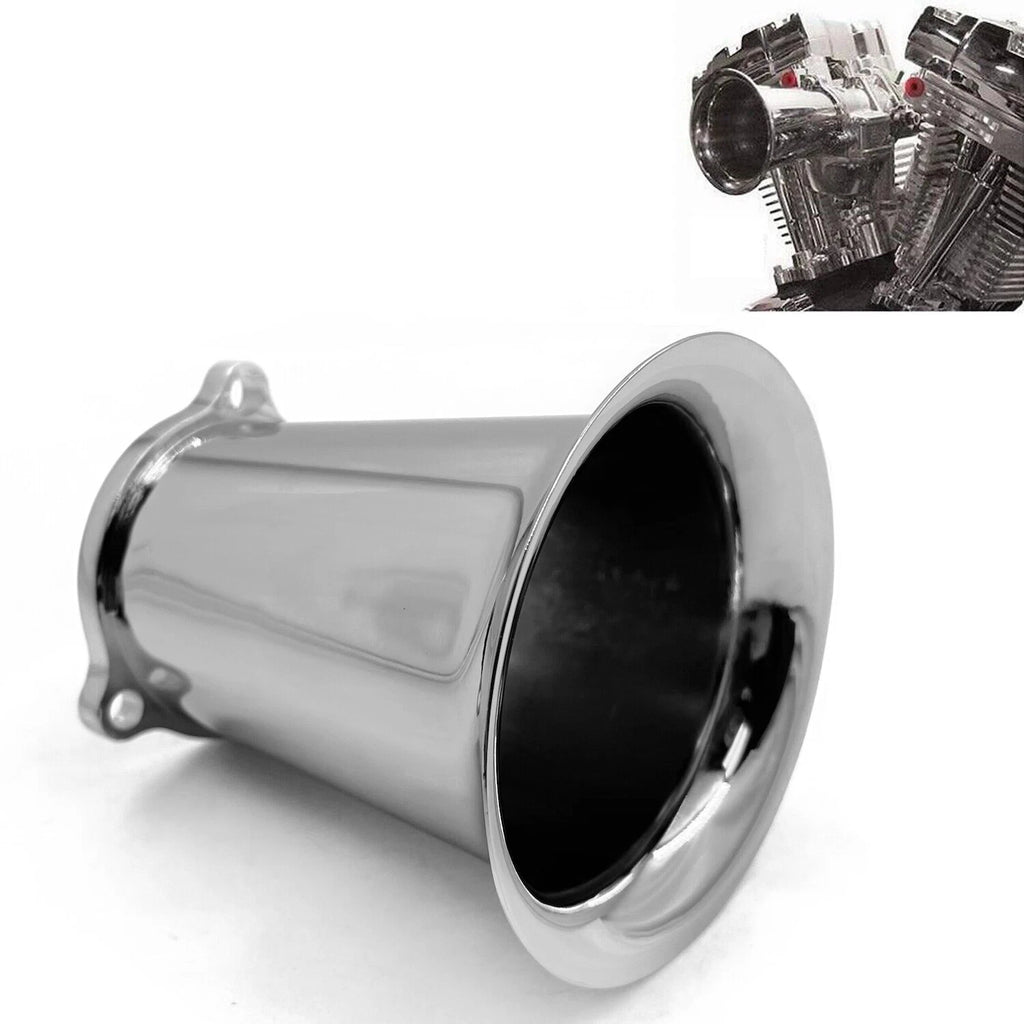 Chrome Billet Velocity Stack Air Intake Cleaner for Harley (CV Carb)