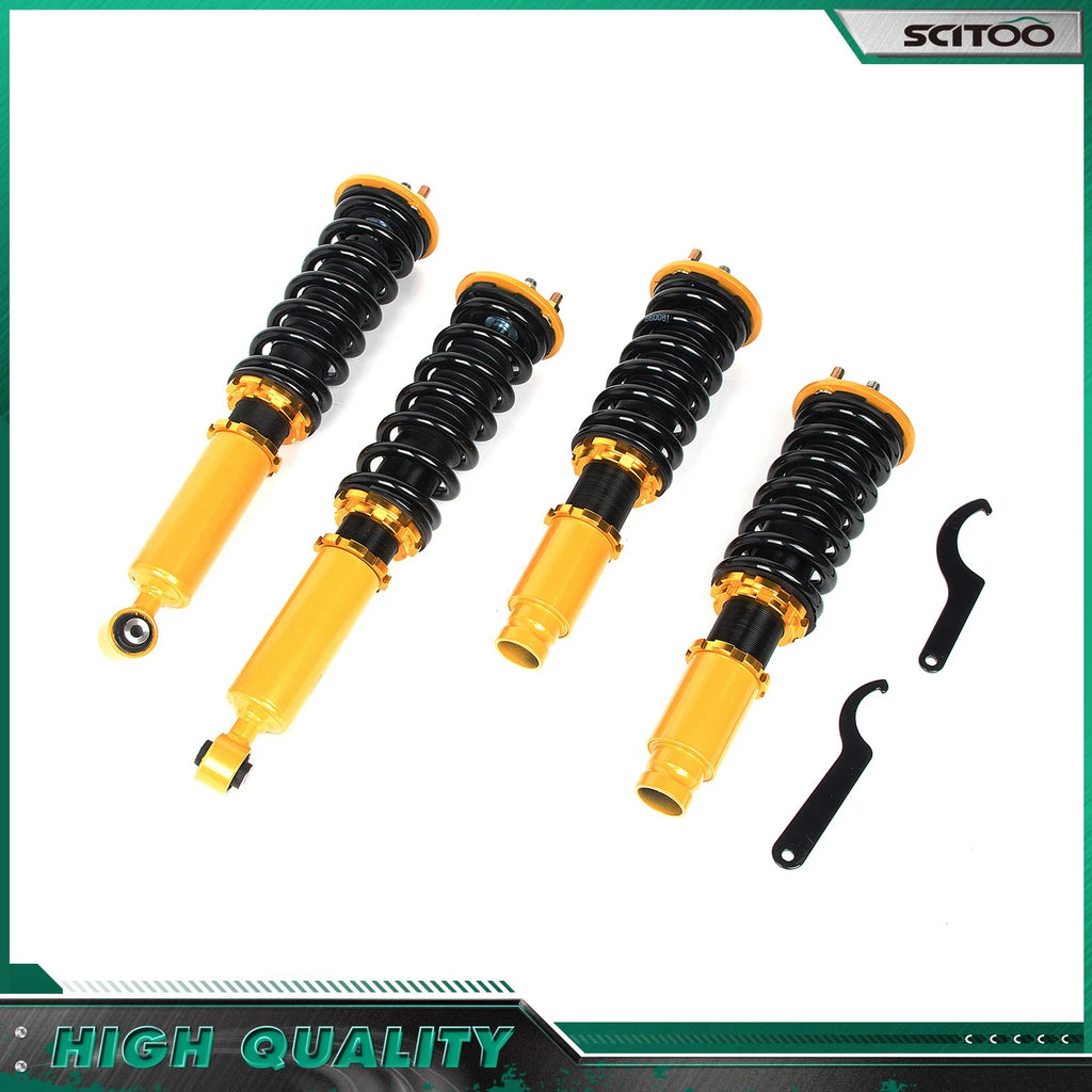 Set of 4 Coilovers for Honda CR-V (1996–2001) - Adjustable Height Shocks