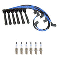 NGK Wire Set & 6 Spark Plugs for Kia Sportage, Hyundai Tucson (2005–2010)