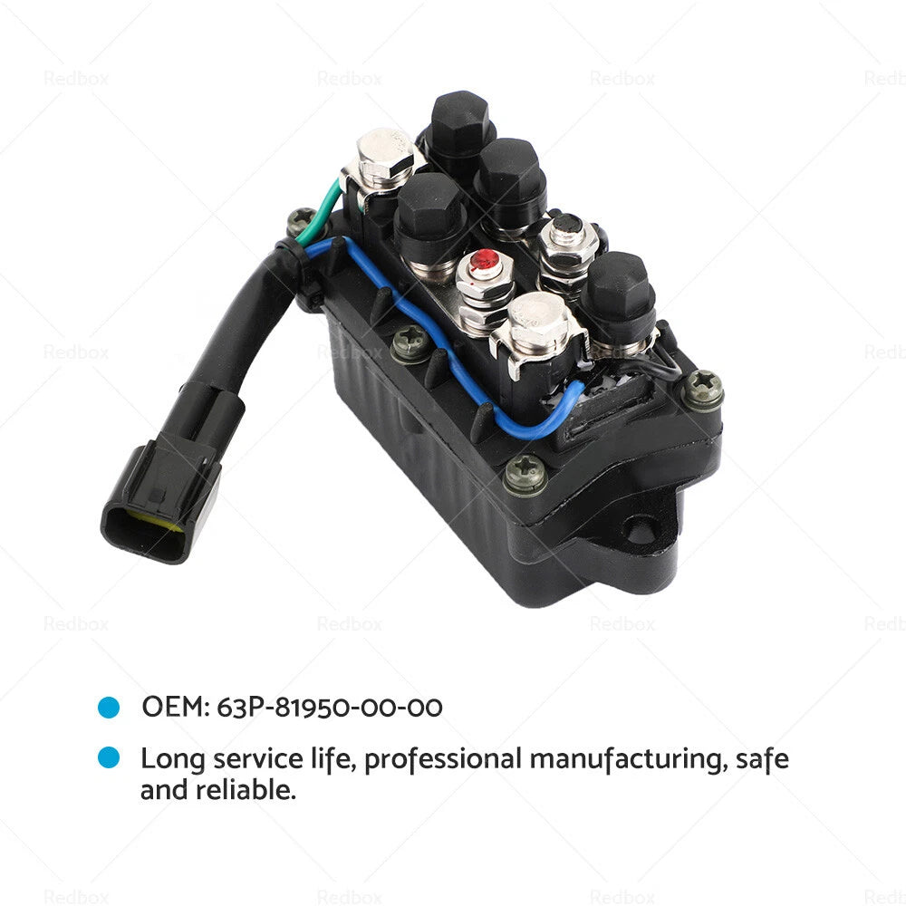 Power Trim & Tilt Solenoid Relay for Yamaha F25 F40 F50 F75 (4-Stroke)