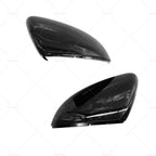 Glossy Black Mirror Cover Cap for Volkswagen Golf 7 MK7 GTI (2014–2019)