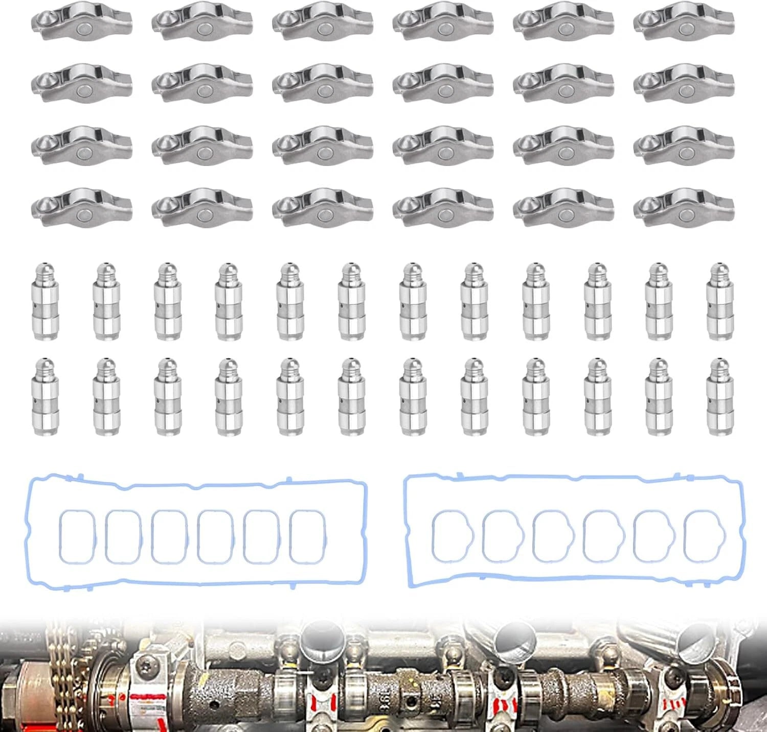 Rocker Arms, Lifters, Valve Gaskets Kit for Chrysler Dodge Jeep Ram (2011–2016)