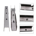 Set of 2 Rust Repair Frame Center Skid Plates for Jeep Wrangler YJ (1987–1995)