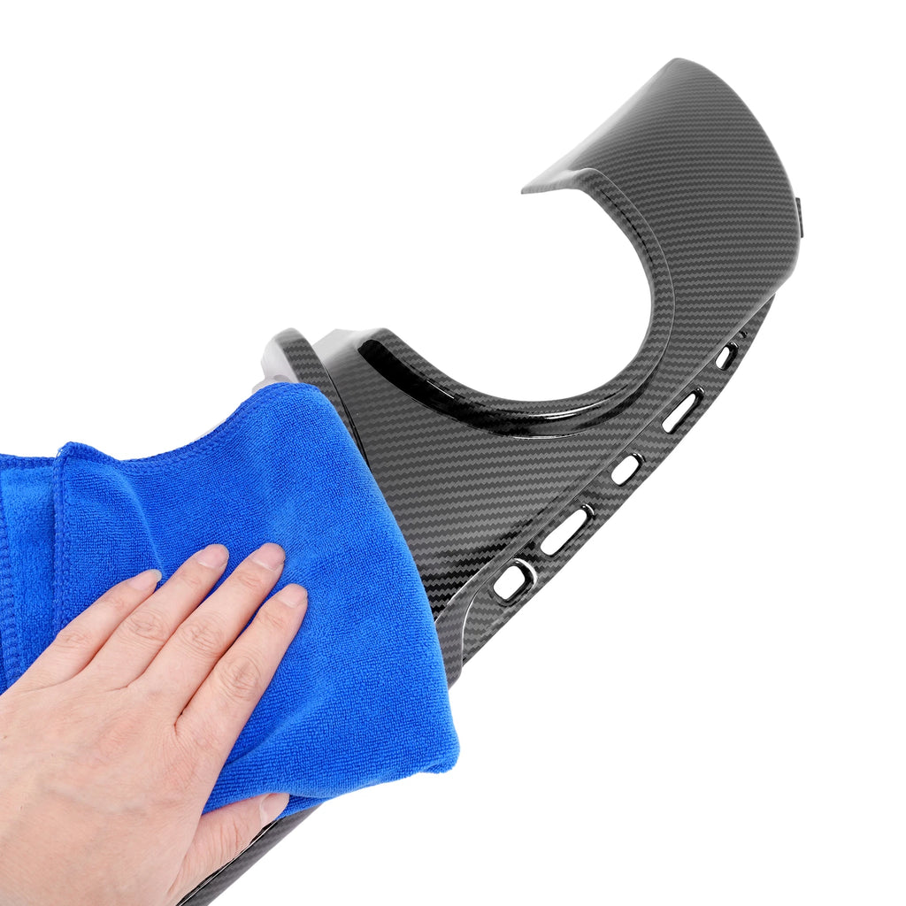 Carbon Exhaust Shark Fins Rear Diffuser for Chrysler 300 SRT (2015-2023)