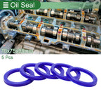Set of 5 Oil Seal Rotary Shaft Seal 75x95x10mm High Pressure for Various Models