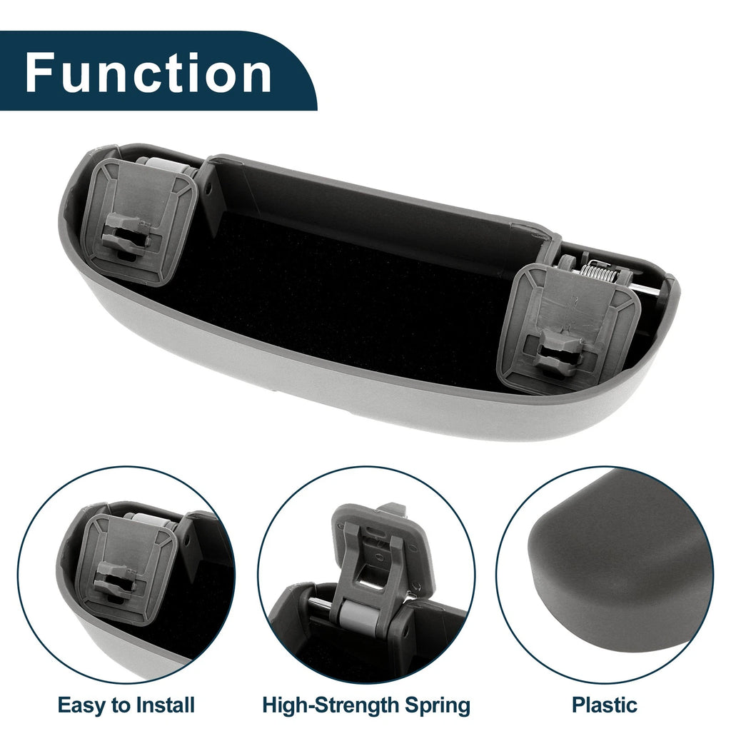Sunglasses Case for Audi Q3 (2013–2021) Eyeglasses Holder Storage Box Dark Grey