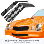 Black Billet Grille Combo Insert for Chevy Camaro (1978-1981)