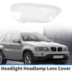 1 Pcs Front Left Headlight Lens Cover for BMW 7 Series E65/E66 (2002-2005) PC
