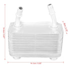 Engine Oil Cooler for BMW X5 (2000–2006) 17207500754 Metal Silver Tone