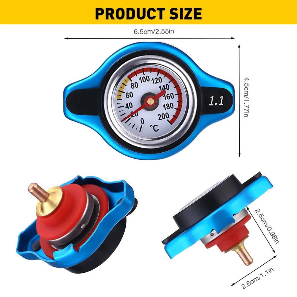Thermostatic Gauge Radiator Cap Cover for Car