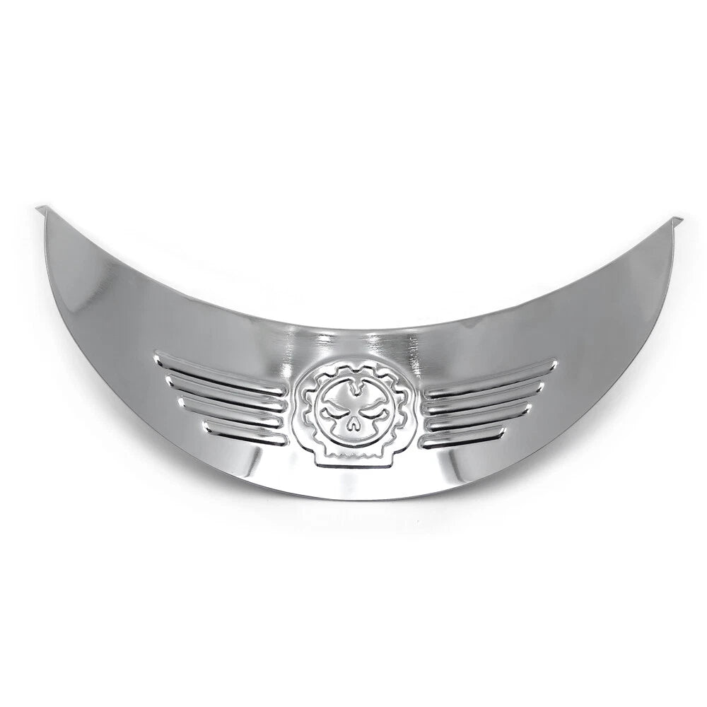 7" Headlight Visor for Harley XL, XLH, FXR, FX (Chrome)
