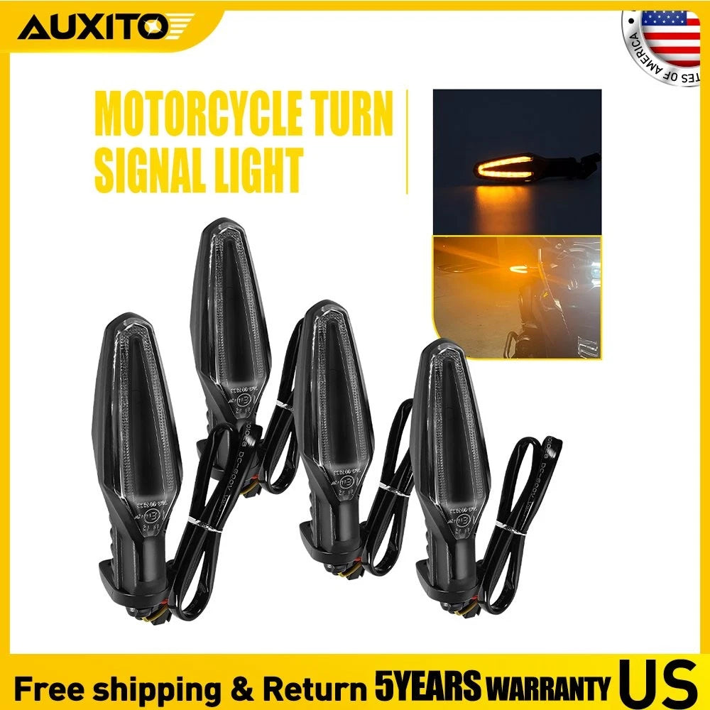 Set of 4 LED Turn Signal Lights for BMW R1200GS R1250GS (2013–2023)