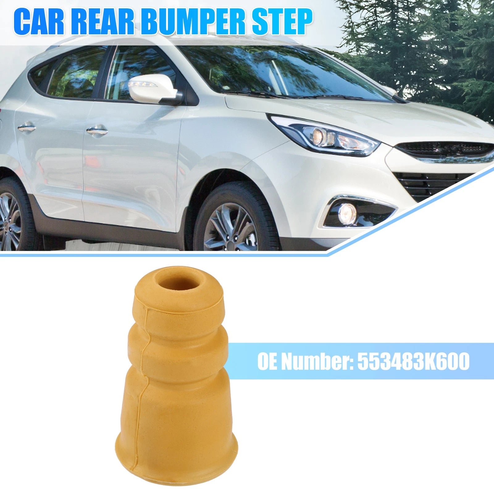 Rear Bumper Step Bumper No. 553483K600 for Hyundai Azera Sonata Tucson (2011–2017)