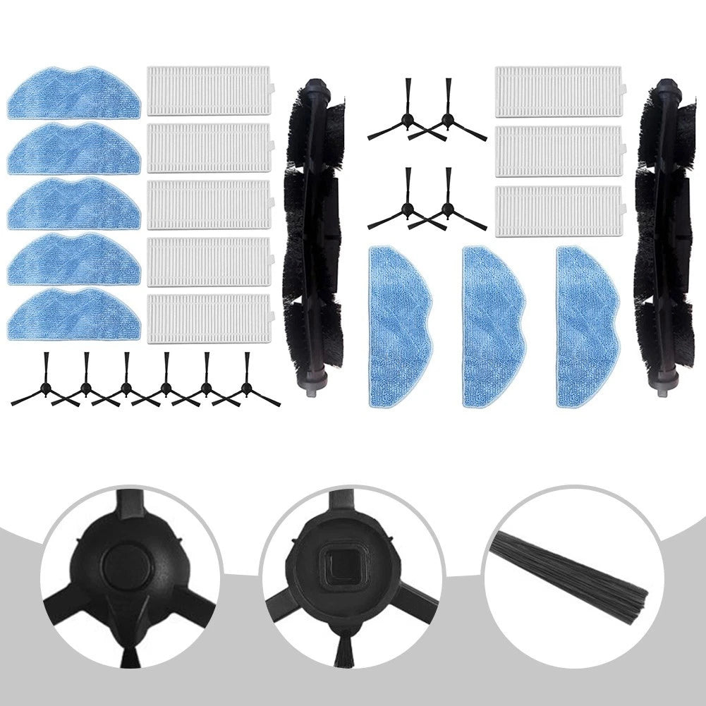 Main Side Brush Filter Mop Cloth for MEDION X10 SW