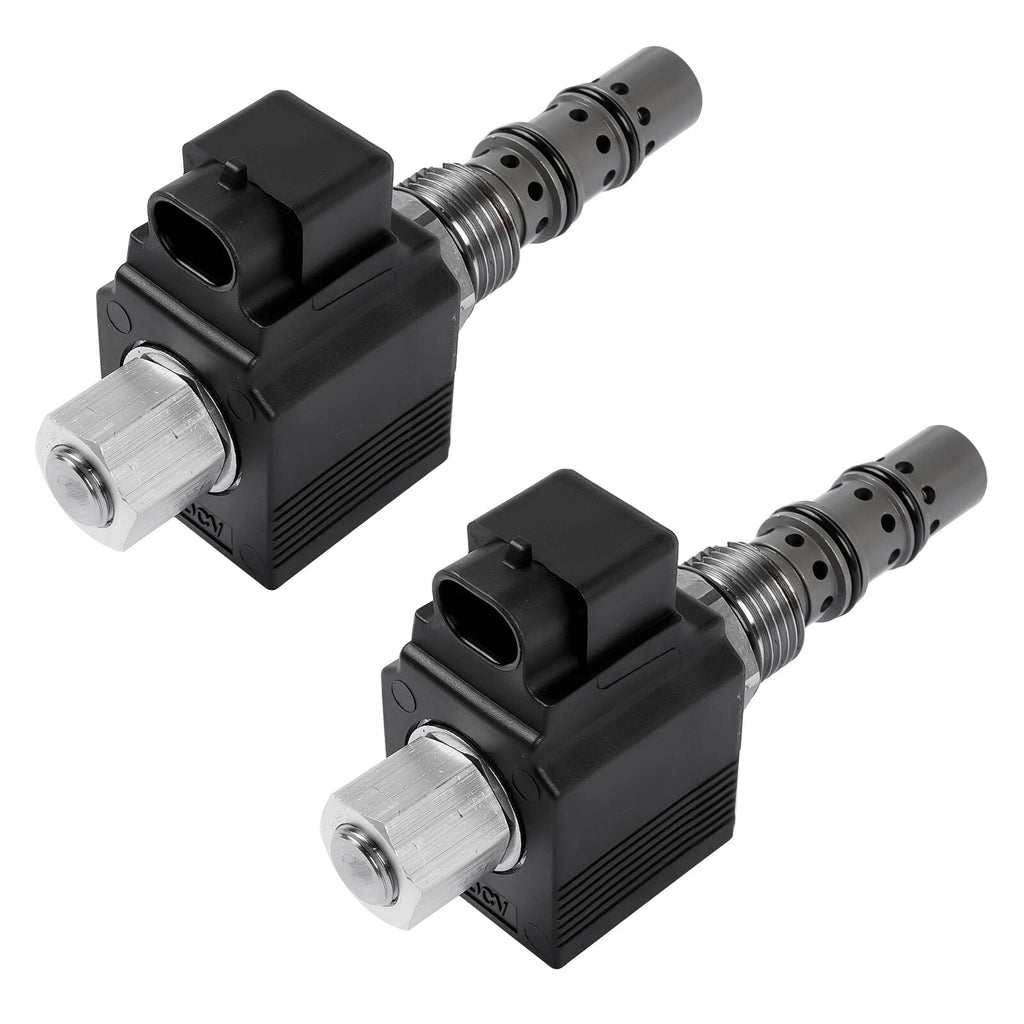 2X Solenoid Valve for John Deere 670C 672G 770C 772G 870D 872G DF150 75289439
