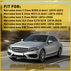 Button Sticker Door Lock Switch Cover for Mercedes Benz W205 W213 X253 (2016–2021)