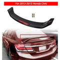 Glossy Black Trunk Spoiler Wing with LED Brake Light for Honda Civic 4DR (2013–2015)