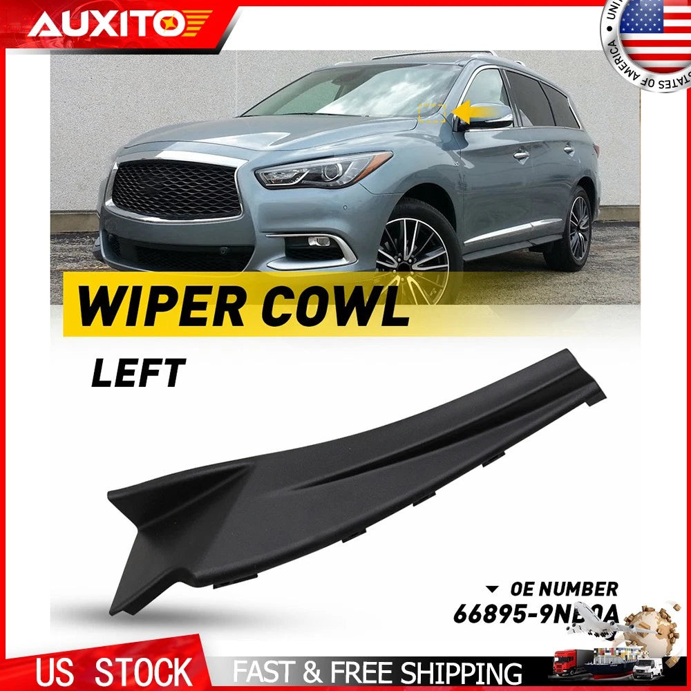 Left Side Wiper Cowl Cover Trim for Infiniti QX60 (2016–2020)