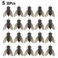 20pcs Silicone Fishing Lures with High Carbon Hooks for Fly Fishing