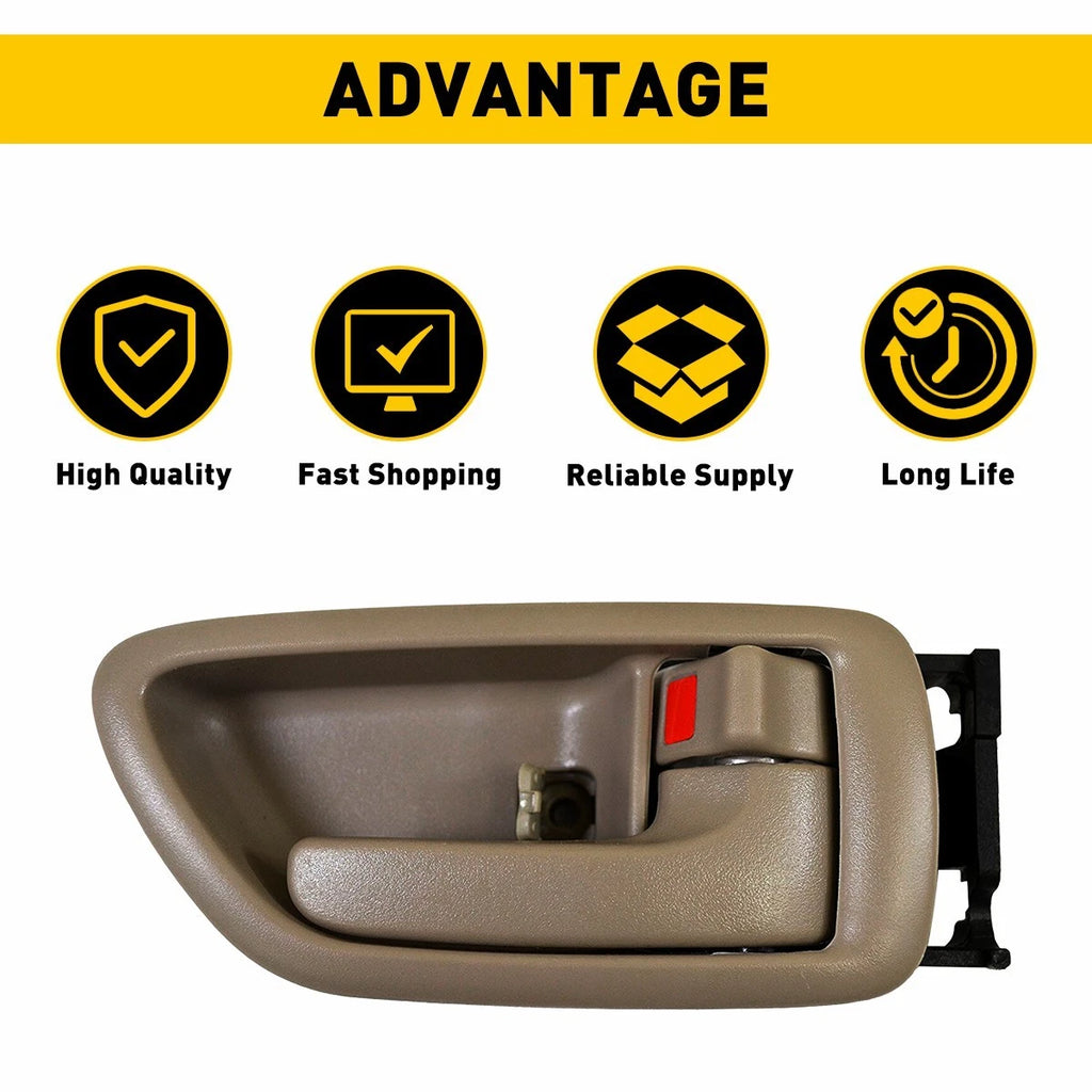 Beige Right Passenger Door Handle for Toyota Sequoia Tundra (2001-2007)