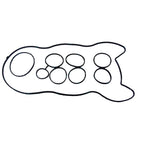 VRS Engine Head + Manifold Top Gasket Set for Holden Commodore V6 3.8L EFI 95~98
