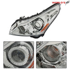 HID Headlight Assembly for Infiniti G25, G37 (2010–2012) Chrome