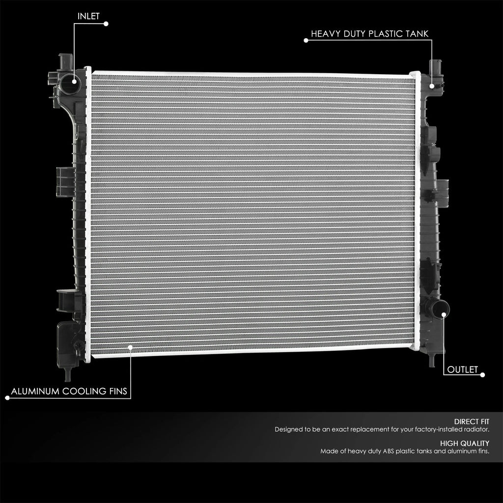 Cooling Radiator for Dodge Durango Jeep Grand Cherokee L WK 3.6L (2016–2022) 13656