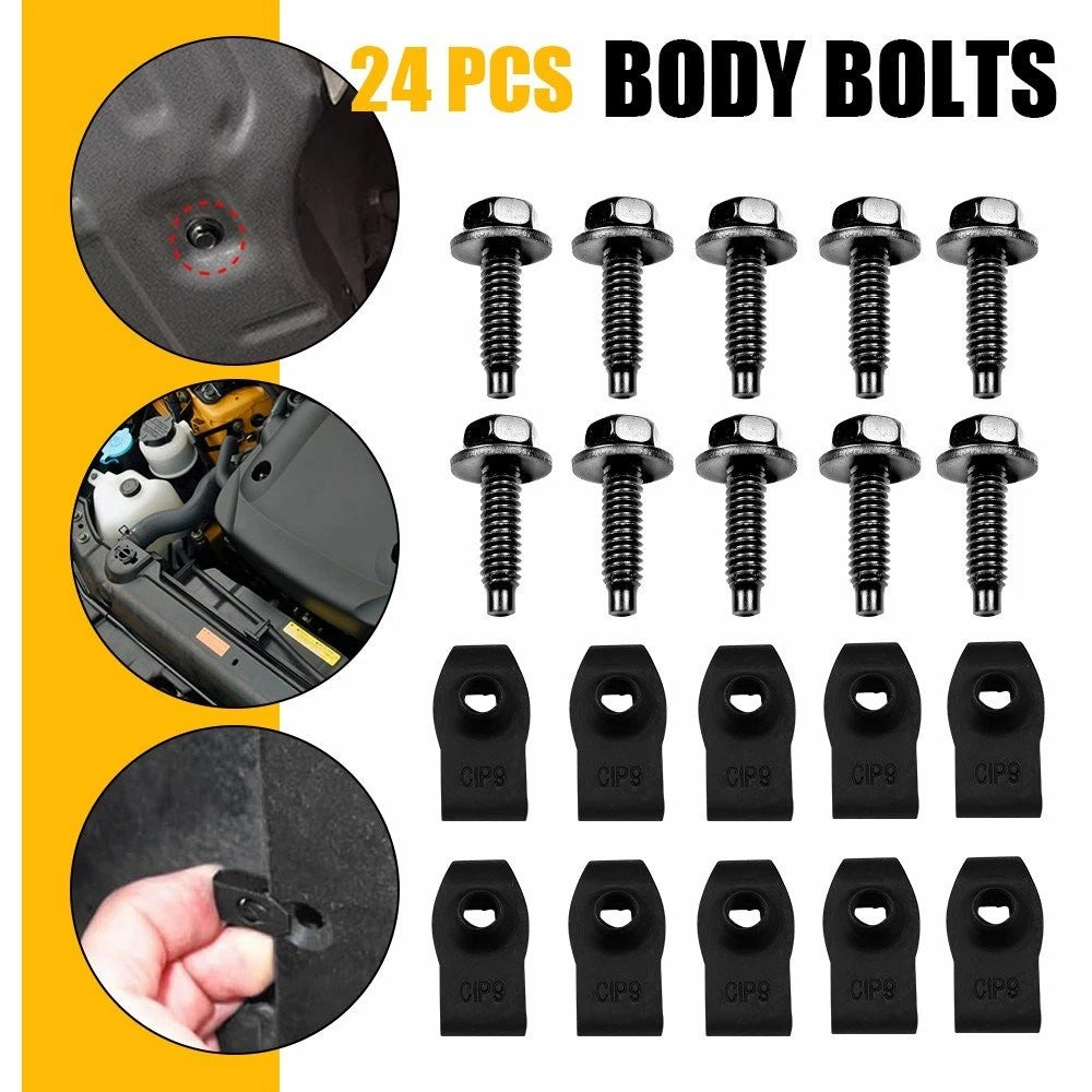 5/16-18 Thread Bolts Set of 4 for Truck Body (Fits )