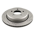2x Rear Drilled Slotted Vented Rotors for Mercury Grand Marquis (2003–2011)