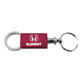 Burgundy Anodized Aluminum Valet Keychain -Officially Licensed for Honda Element
