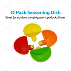 12 Pack Plastic Dip Clip Bowl Holder for