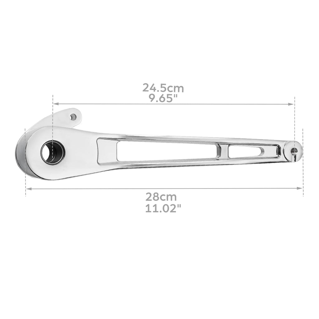 Chrome Brake Arm Lever for Harley Electra, Road King, Street Glide (2014–2023)