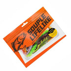 Soft Plastic Lures for - Ribbed Body, Abrasion Resistant