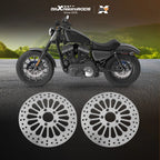 1 Pair Front Brake Rotor Disc for Harley Dyna (2007–2017) - Stainless Steel