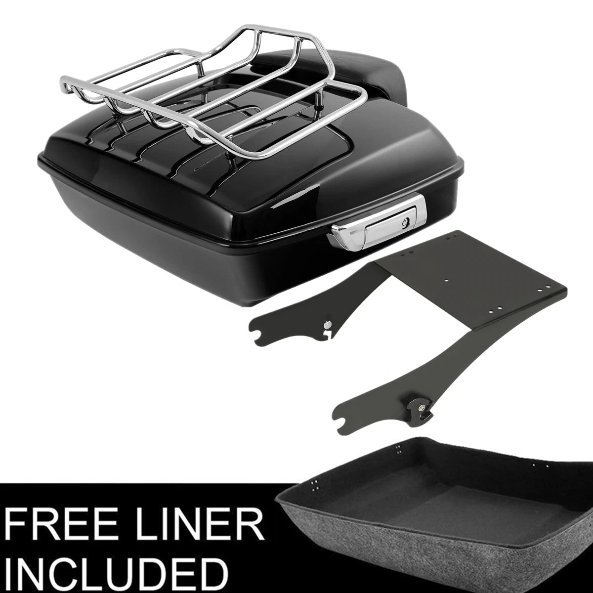 Chopped Trunk Pad w/ Mounting Rack for Harley Electra Glide (1997–2008)