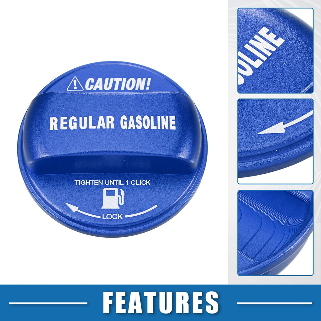 Decorative Oil Fuel Cap Sticker for Honda Odyssey (2011–2017) - Blue Aluminum Alloy 767153696121