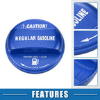 Decorative Oil Fuel Cap Sticker for Honda Odyssey (2011–2017) - Blue Aluminum Alloy 767153696121